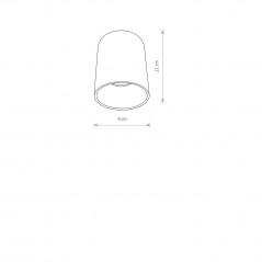 EYE TONE WHITE/SILVER 8928, h11,5 cm ,Domov , najled, najled.sk, elektro, elektro humenne