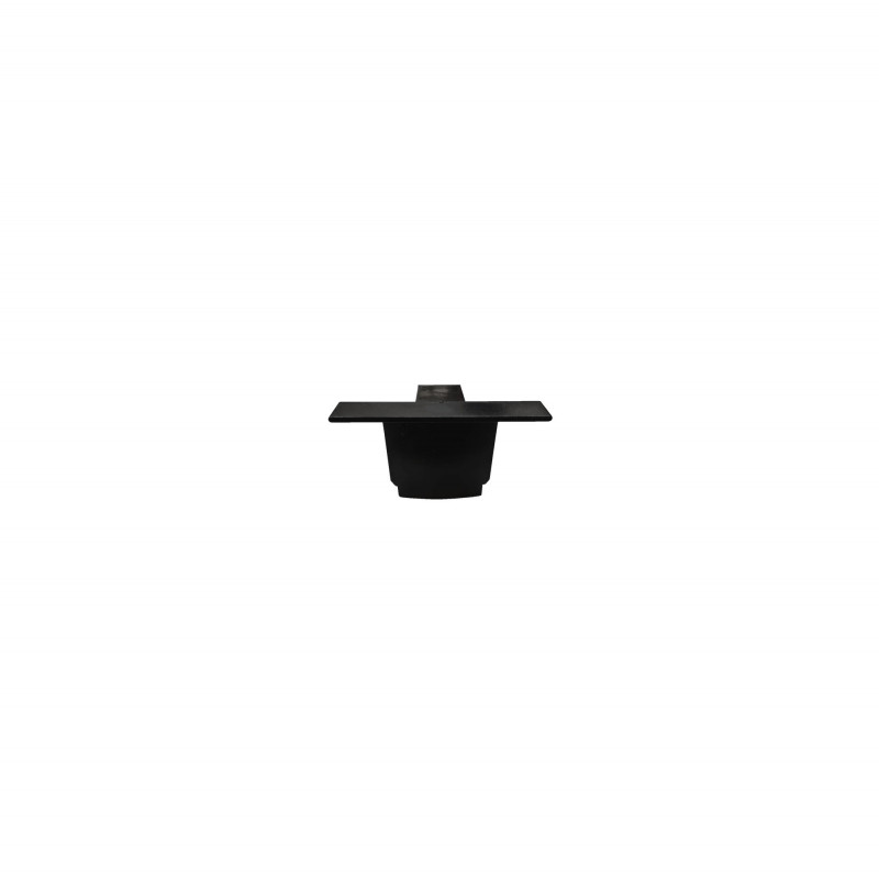 CTLS RECESSED DEAD END CAP BLACK 8687 3F