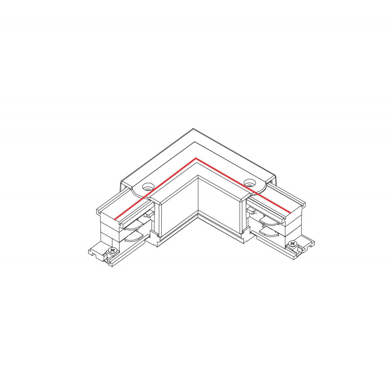 CTLS POWER L CONNECTOR RIGHT WHITE (L-R) 8227 3F