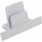 PROFILE RECESSED DEAD END CAP WHITE 8974 1F